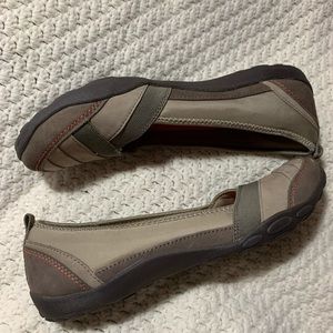 Brand new Clark slip ons never worn